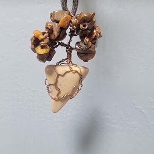 Handcrafted Stone Pendant Necklace